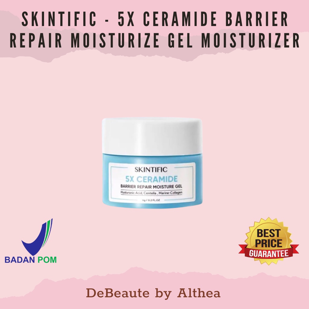 [BPOM] Skintific 5X Ceramide Barrier Repair Moisturize Gel MOISTURIZER 6gr