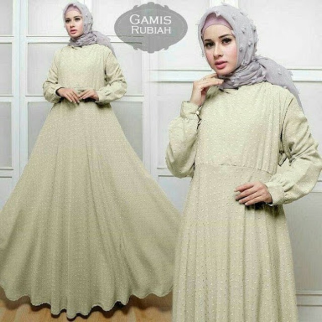 GAMIS RUBIAH  GAMIS MURAH Tangan Polong & Tangan Terompet
