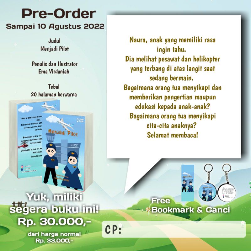 

Buku Anak Bergambar Menjadi Pilot