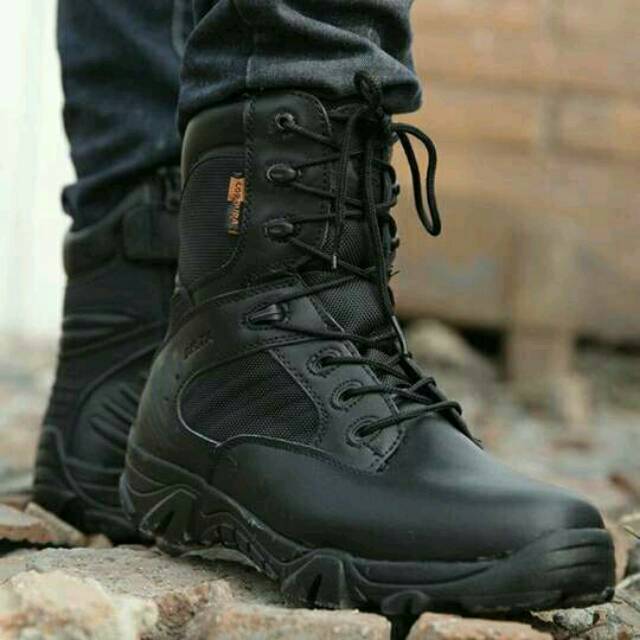Sepatu delta pdl 8" hitam