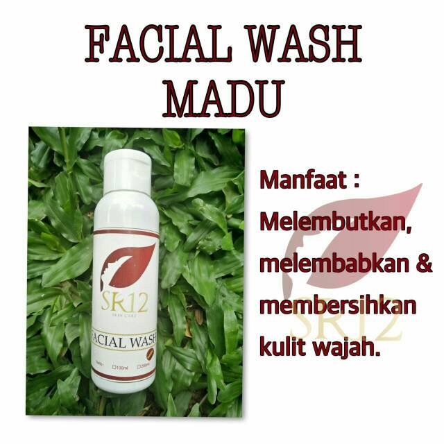 SR12 Facial Wash Madu