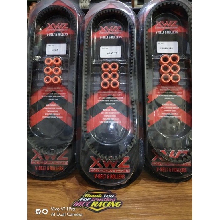 VANBEL VANBELT KIT BEAT FI SCOOPY FI VARIO 110 FI SPACY FI PLUS ROLLER HIGH QUALITY 23100-KZL-9310-M