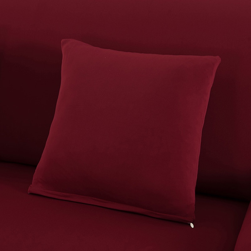 Maroon Cover Sofa Sarung Sofa 1/2/3/4 Seater Sofa Cover Elastic Sarung bantal sofa Cushion Protector Covers