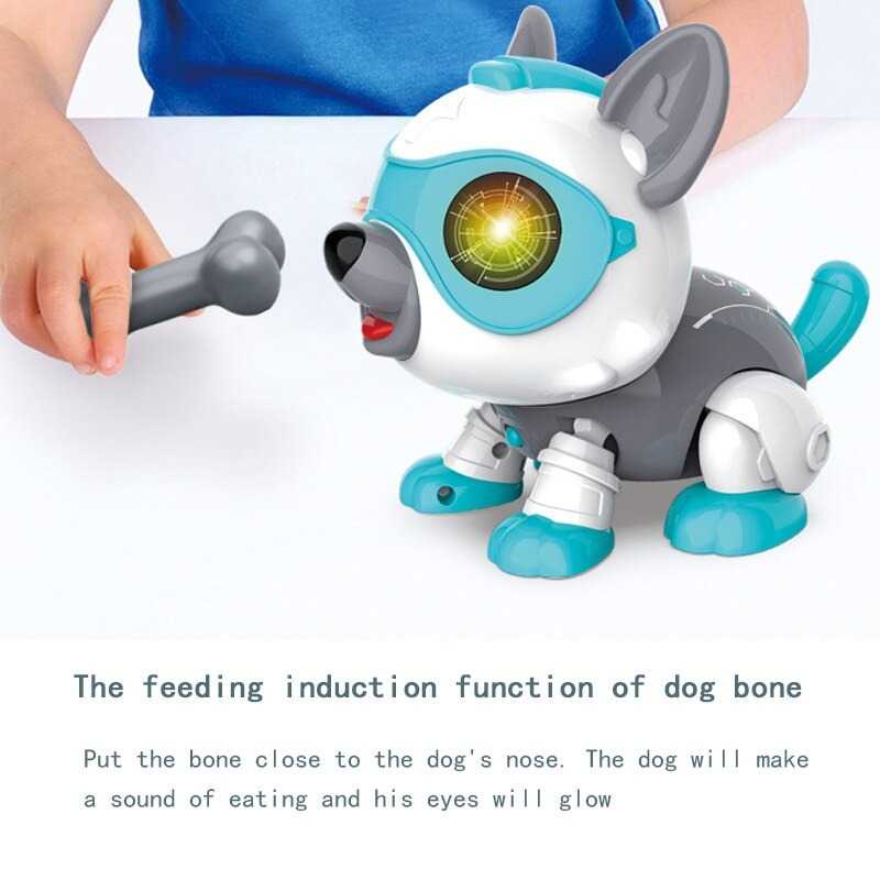 GIJ - DZQ Mainan Robot Dog Kontrol Perintah Suara Anak Voice Control