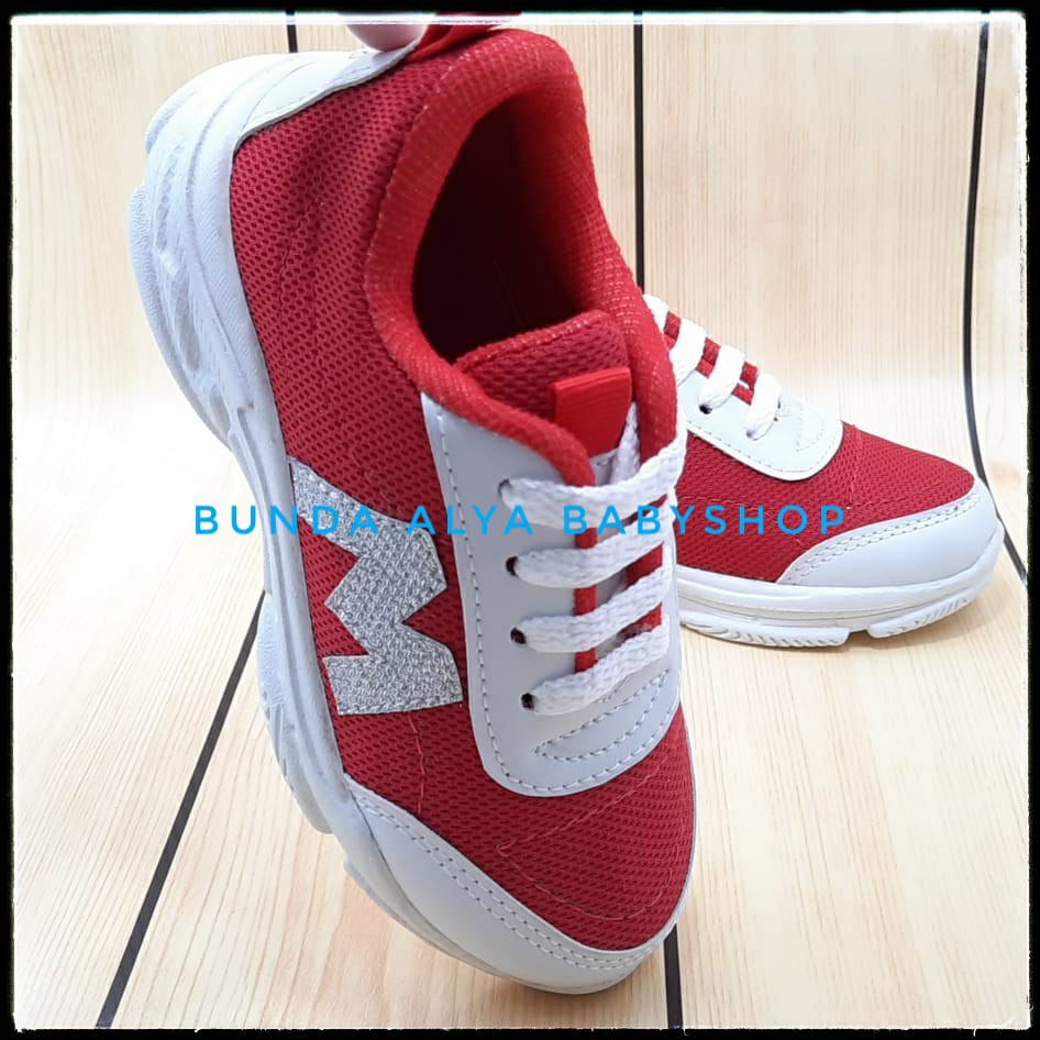 Sepatu Anak Laki Sneakers Usia 6 Tahunan MERAH Size 29  Sepatu Anak Laki Laki Sporty SALE