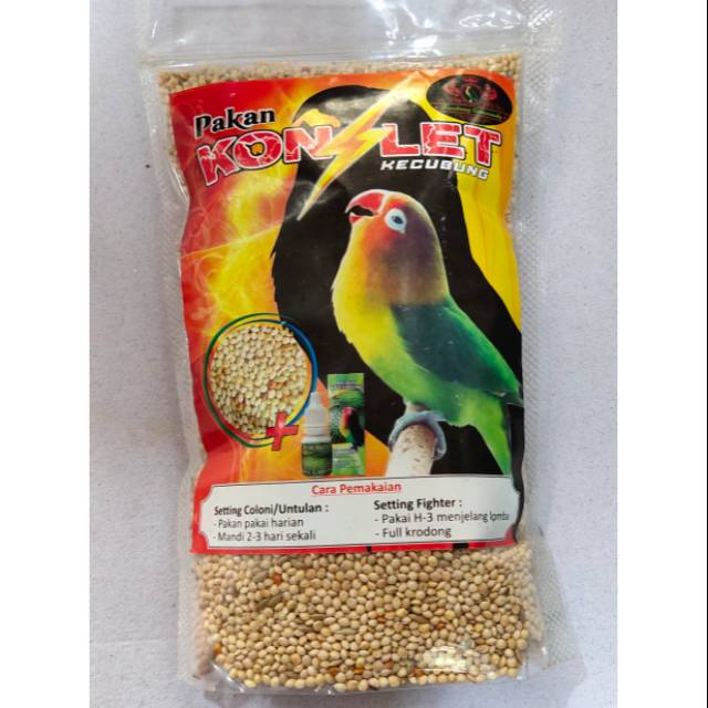 Pakan konslet kecubung racikan kecubung lovebird milet
