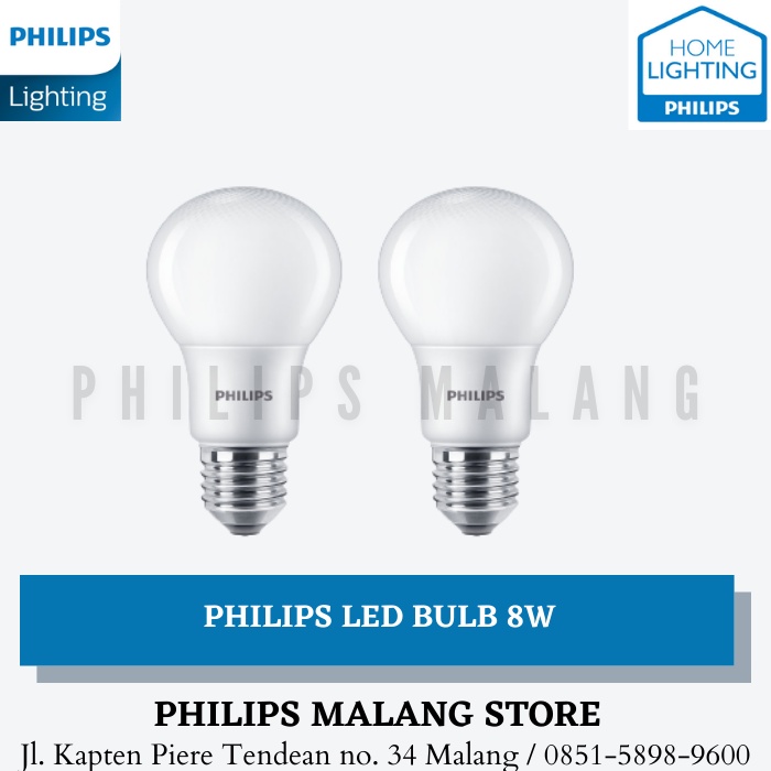 Jual PHILIPS Bulb LED 8W - Bohlam Murah | Shopee Indonesia