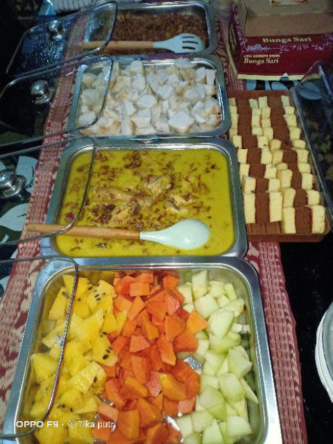 Nampan Prasmanan-fast Food Dish - Tutup Full Kaca