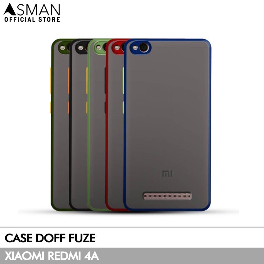 Asman Case Xiaomi Redmi 4A Doff Fuze Premium Shield Protector