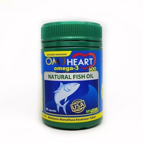 Om3heart OMEGA 3 Fish Oil 60 Kapsul ORIGINAL-BPOM