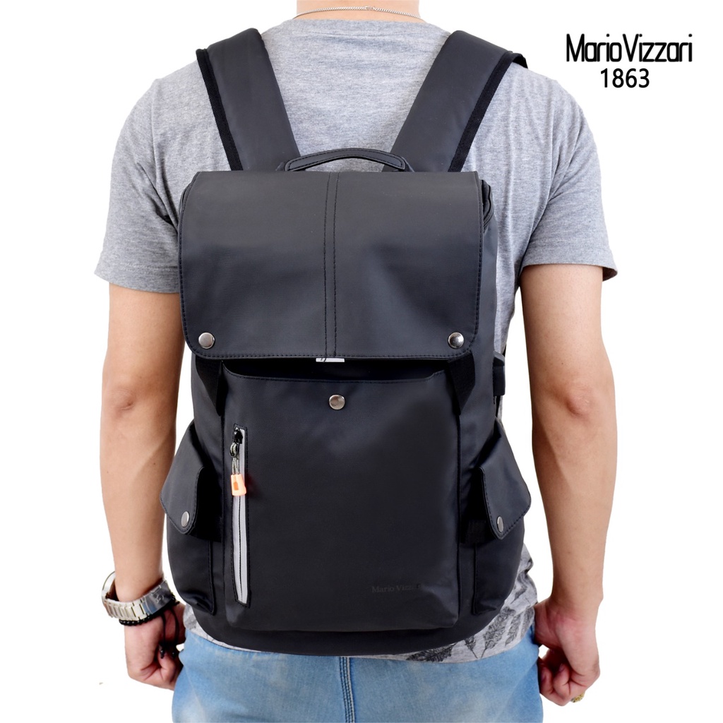 Tas Ransel Parasut Laptop Anti Air Pria Mario Vizzari CHIEF (1863) - Laptop