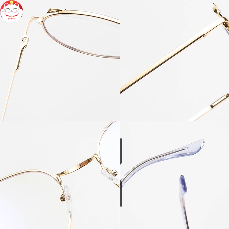 Blue Light Blocking Glasses Cute Anti Eye Strain Fashion Big Frame Glasses For Reading Play Computer