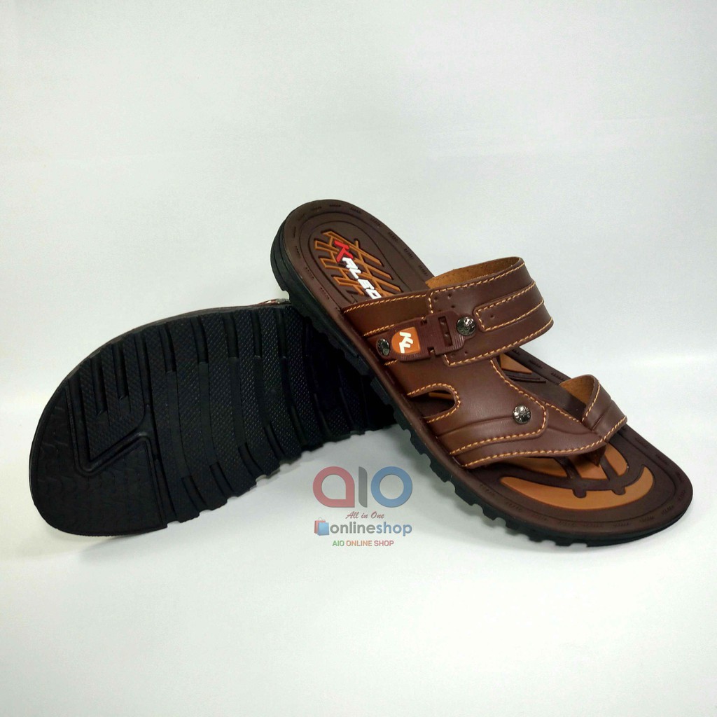 Kaleo Sandal Jempol Cowok 39 - 42 Sendal Casual Pria Dewasa Laki KLO 02/KLO 24 Bahan Kulit Sintetis