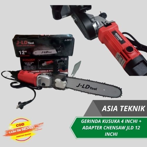 PROMO TERMURAH CHENSOW 12 INCHI GERINDA KUSUKA 4 INCHI + ADAPTER CHENSAW 12 INCHI JLD