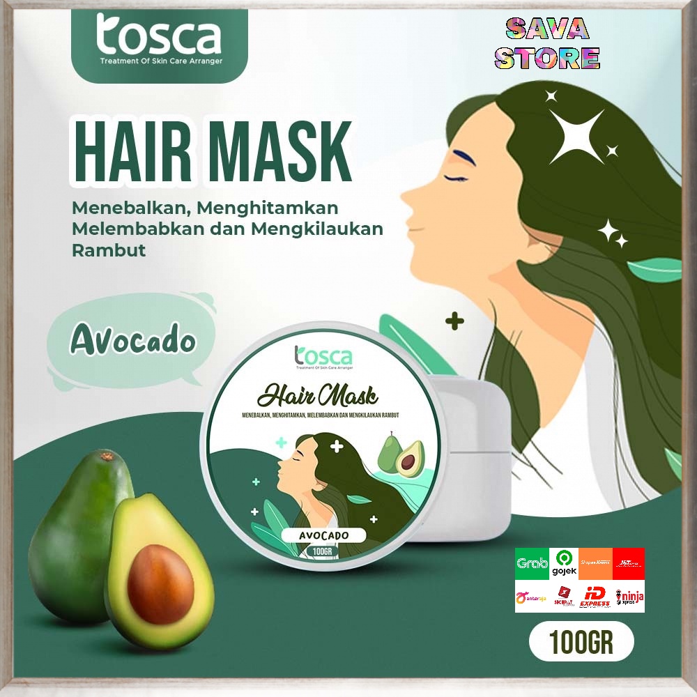 HAIR MASK CREAMBATH ALA SALON TOSCA MASKER RAMBUT PREMIUM - CREAMBATH RAMBUT ALA SALON