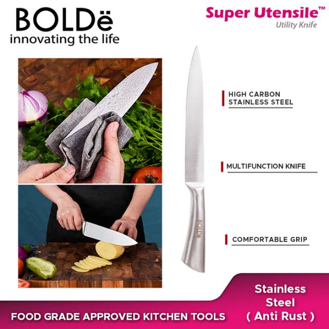 Pisau Besar BOLDe Super Knives Titanium BIG Knife - Pisau Dapur