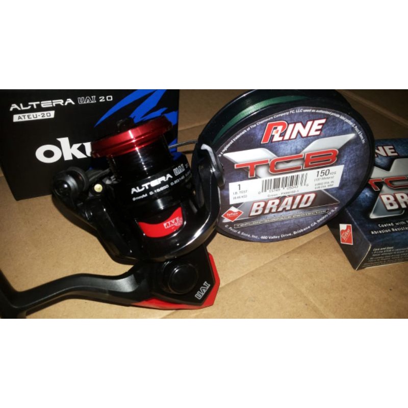 Reel Okuma Altera 20 + PE P- Line 1 Lbs