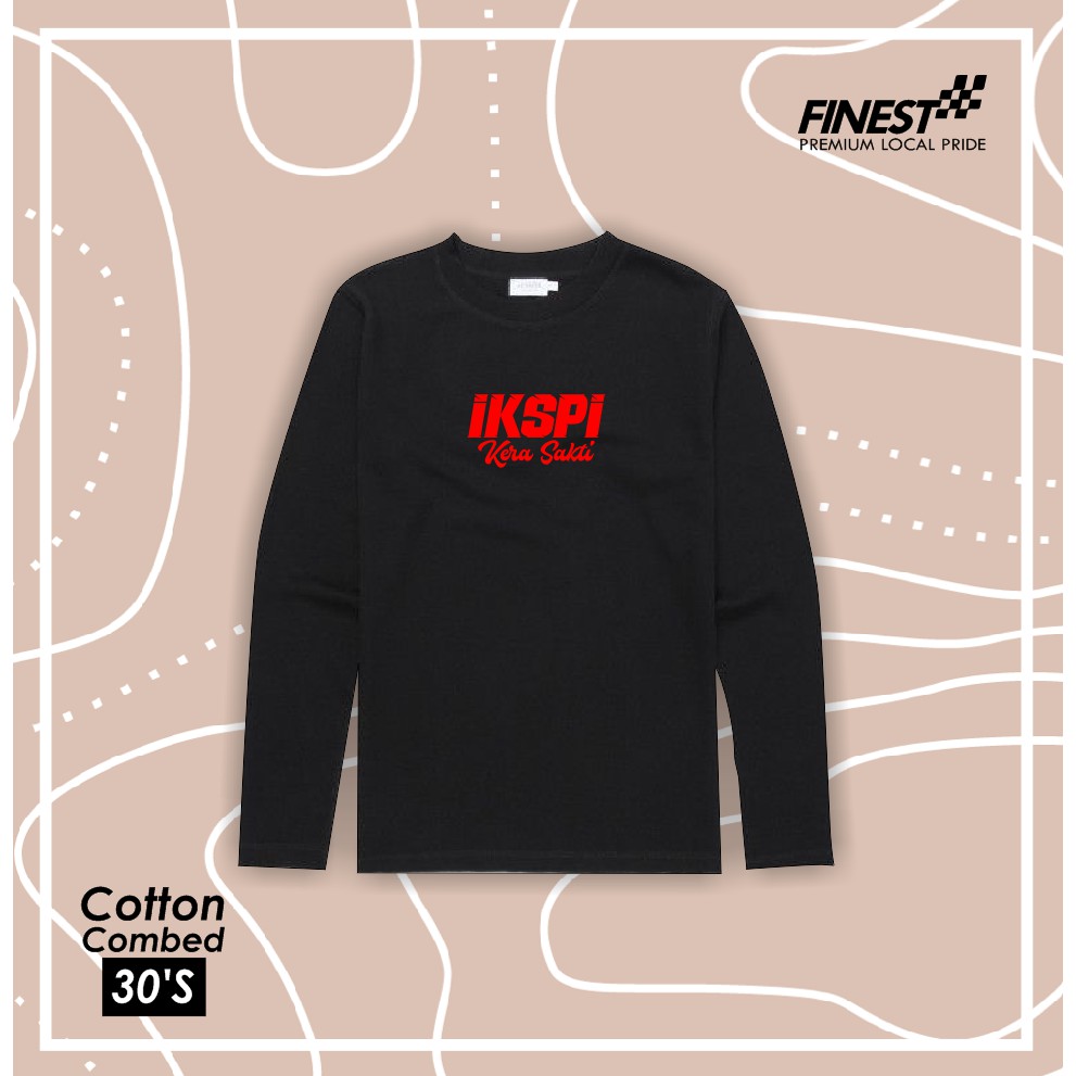 Kaos Baju Tshirt IKSPI Kera Sakti Lengan Panjang Combed 30S Termurah kualitas Distro