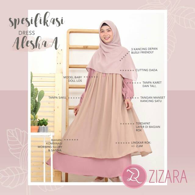 ALESHA DRESS by ZIZARA