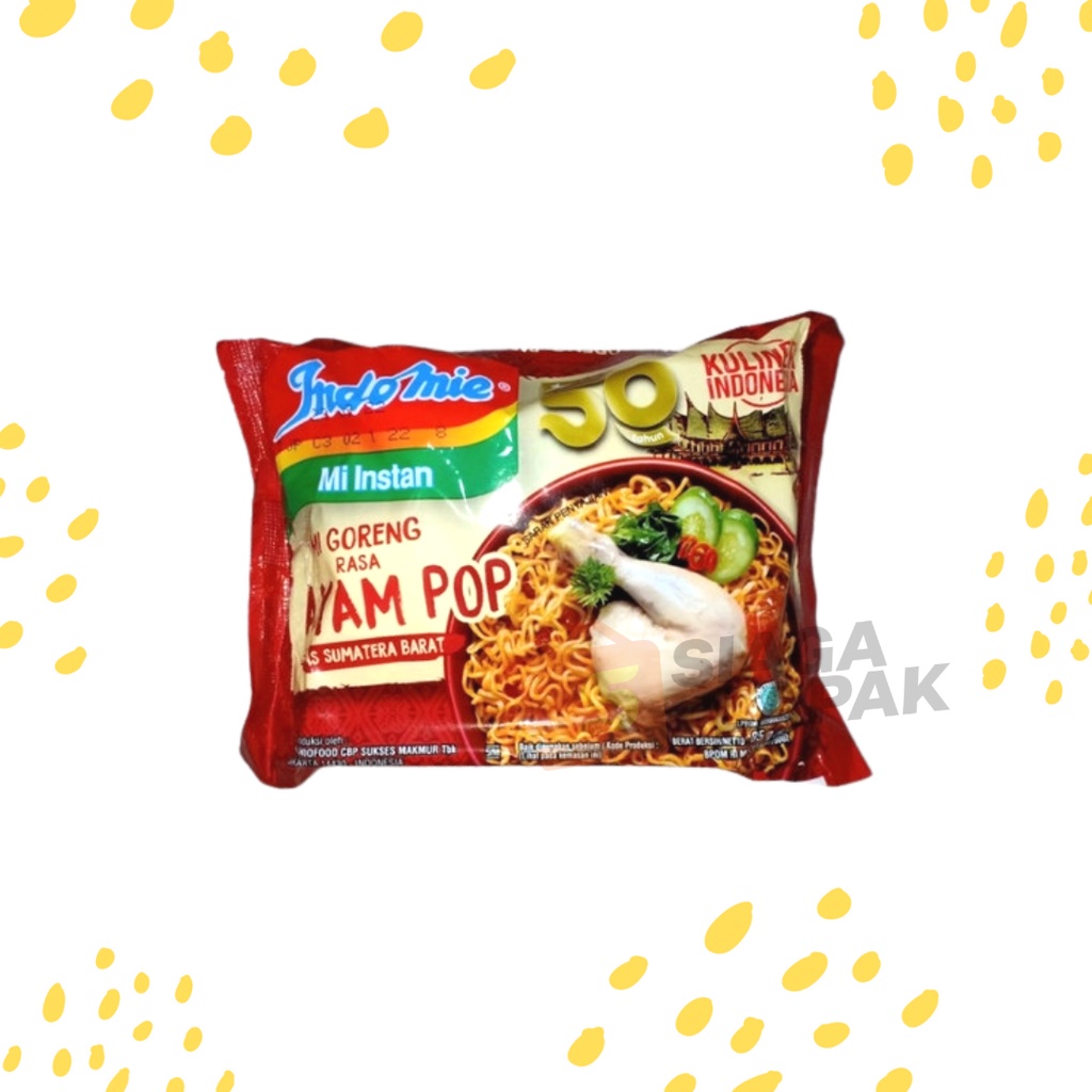 Indomie Ayam Pop Mie Goreng 1pcs - Indomi Mie Instan