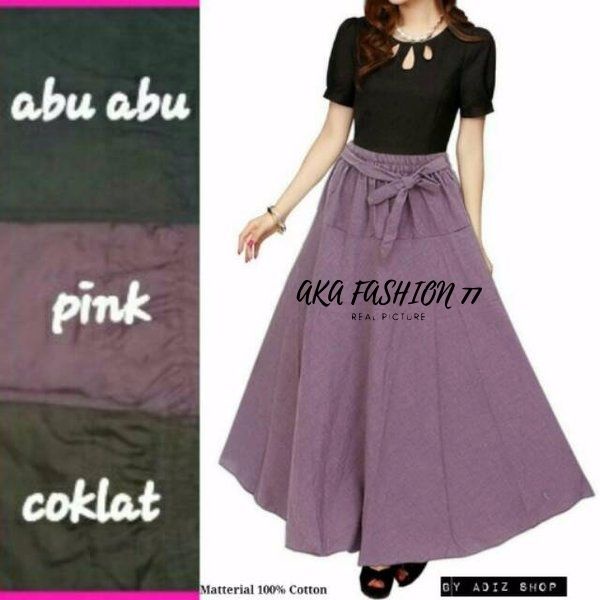 ROK PANJANG WANITA/ ROK PAYUNG/ / ROK PAYUNG PANJANG/ ROK PAYUNG JUMBO