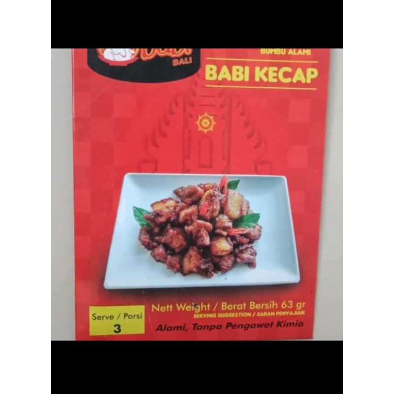 

Bumbu Babi Kecap