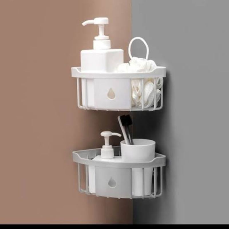 RAK SIKU KAMAR MANDI SUDUT DAPUR RAK DINDING SUDUT KAMAR MANDI DAPUR