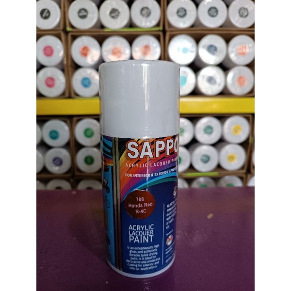 

708-Honda Red-4C Sapporo Spray Paint/Cat Semprot Sapporo