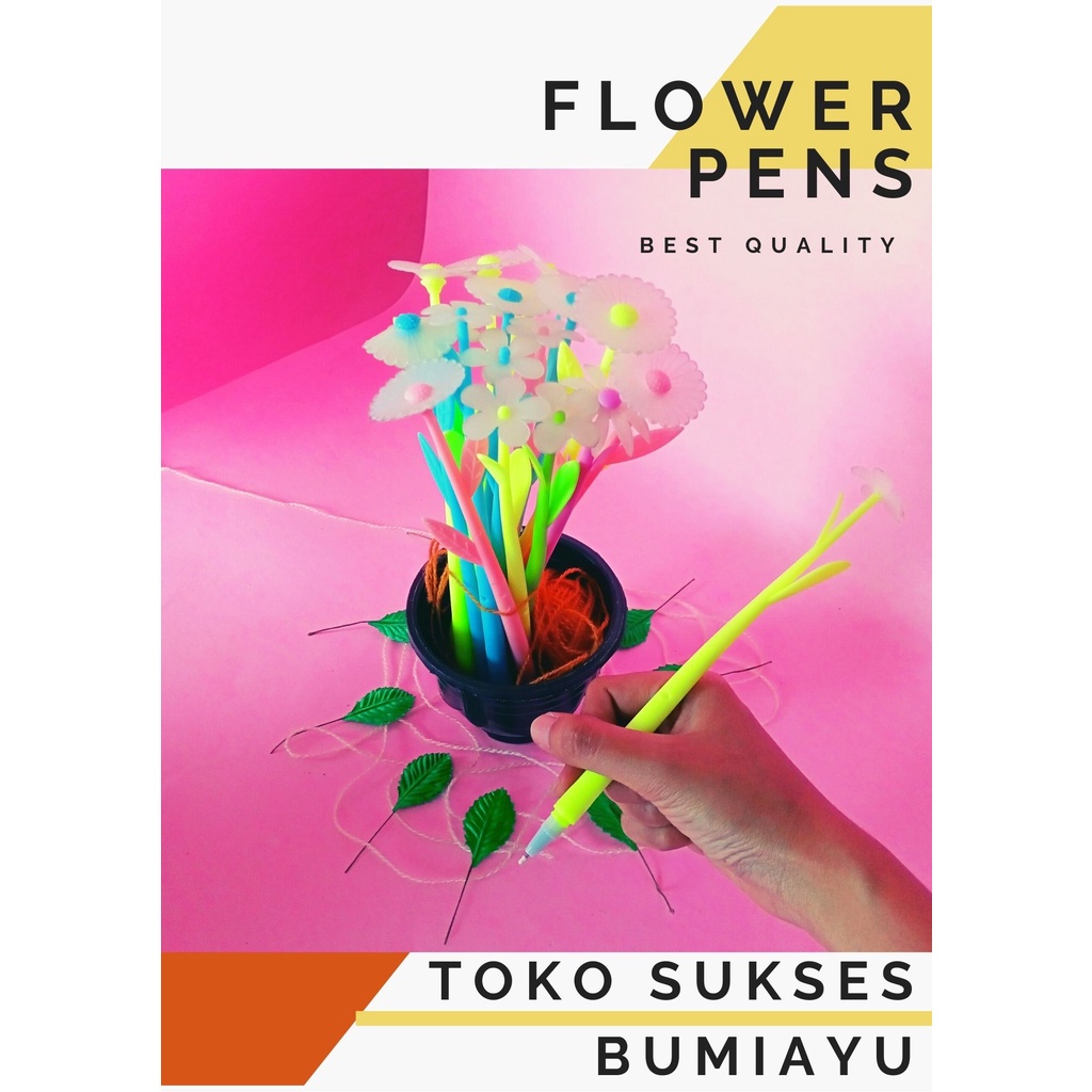 

Pulpen / Pulpen bunga / Pulpen gel / Pulpen Flower / Ballpoint