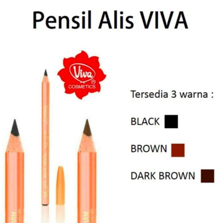 Viva Queen Eyebrow Pencil Limited Edition FREE Rautan | Pensil alis