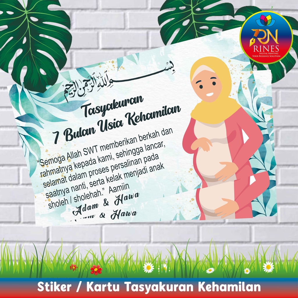 

Stiker Tasyakuran Kehamilan