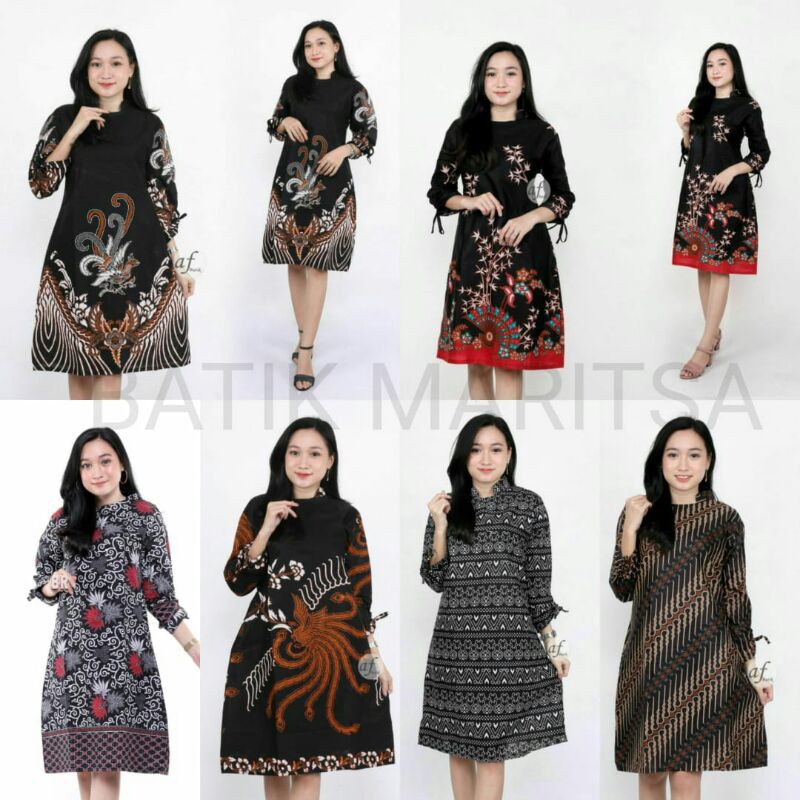 Flash Sale Tunic Batik Motif Trend Terlaris Baju Batik Wanita Atasan Batik Baju Tunic Seragam lD5krMt0me85x