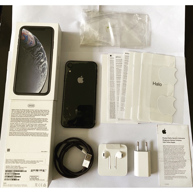Iphone Xr 64gb Ex Garansi Resmi Indonesia Ibox Black Mulus Murah Shopee Indonesia