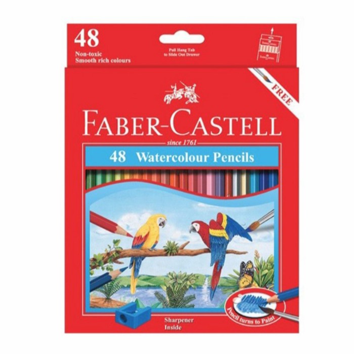 

Hemat Pensil Warna Faber Castell 48 Water Colour Original1 Bergaransi