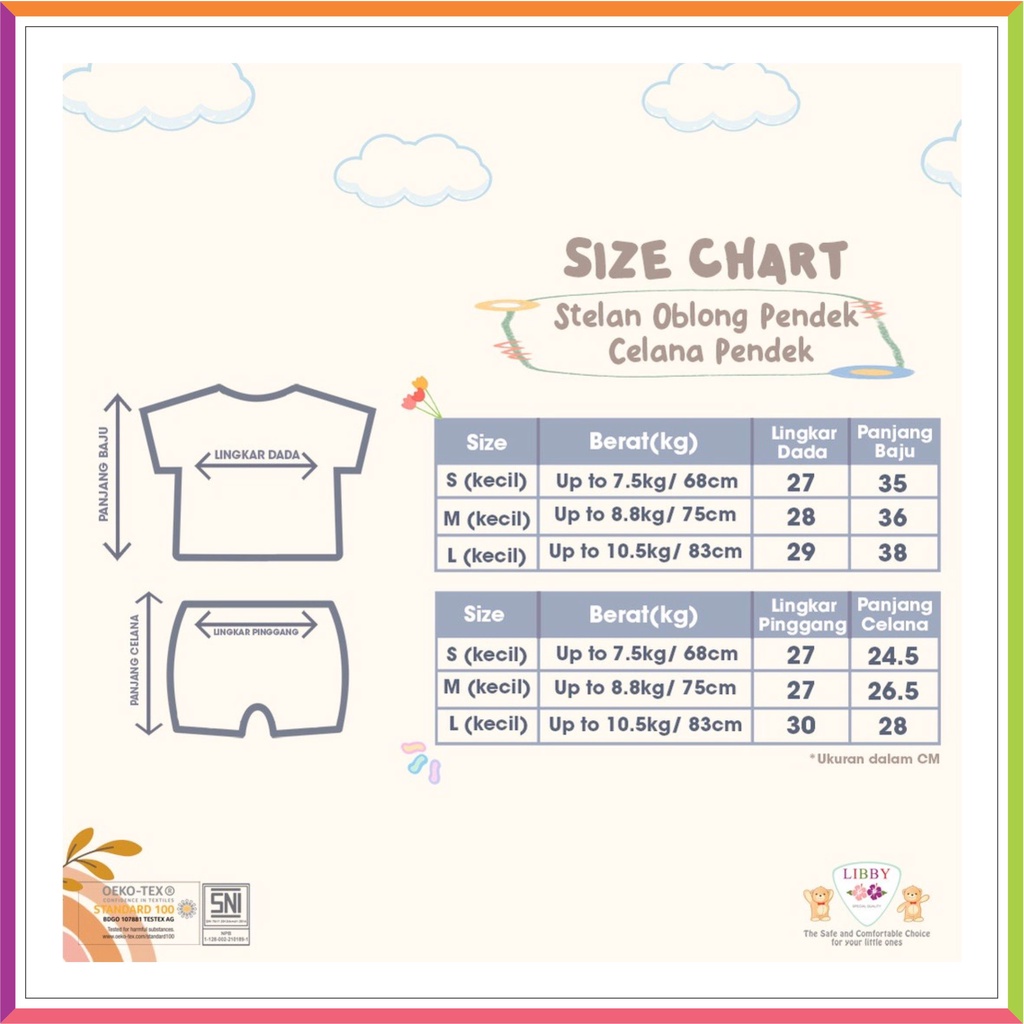 LIBBY PRINT MOTIF SETELAN PENDEK OBLONG | MIX BOY GIRL HAPPY FOREST CARNIVAL ISLAND | LIBBY BABY S M L ❤ Fashionbabies ❤