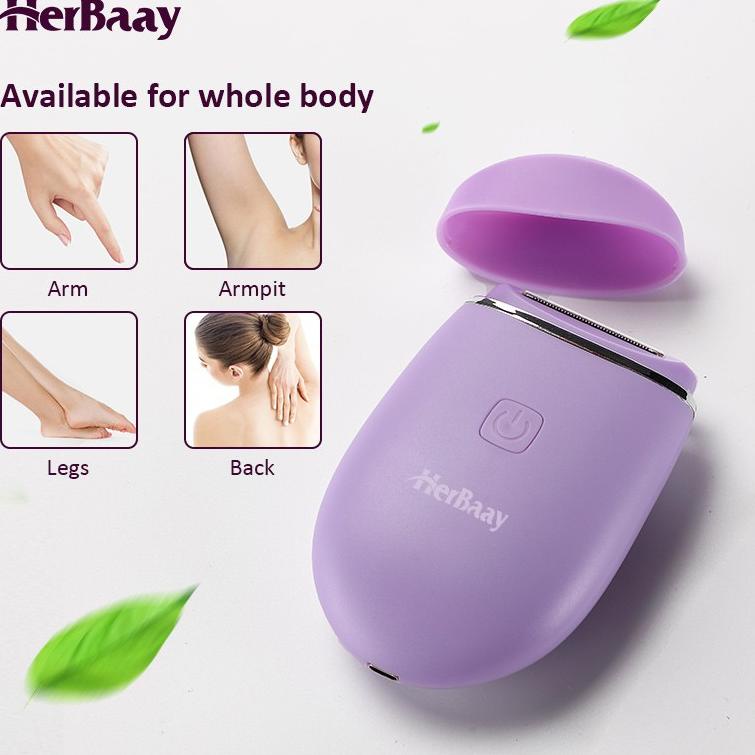 HOM5 Herbaay trimmer Alat Pencabut / Pencukur Bulu kaki/lengan/penghilang rambut hair remove/diketia