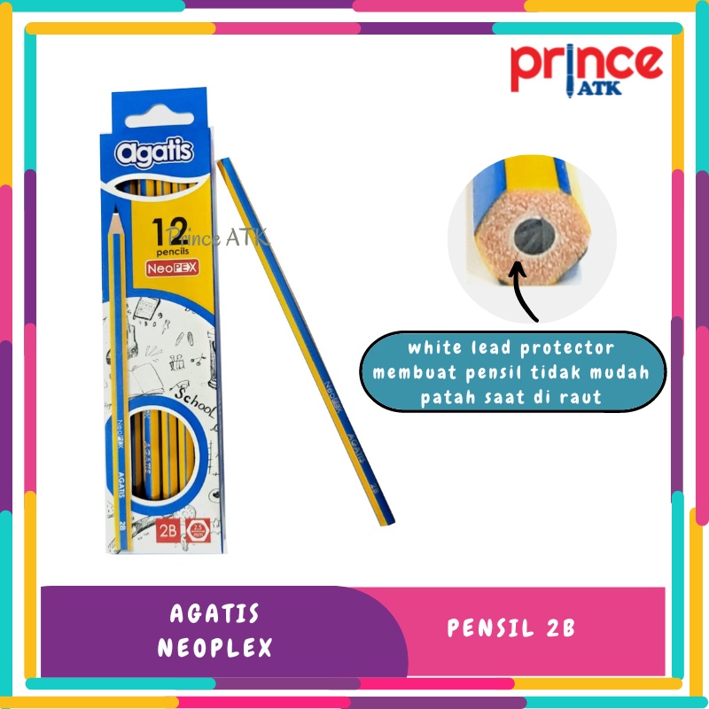 

[12 pcs] AGATIS NEOPEX PENSIL 2B