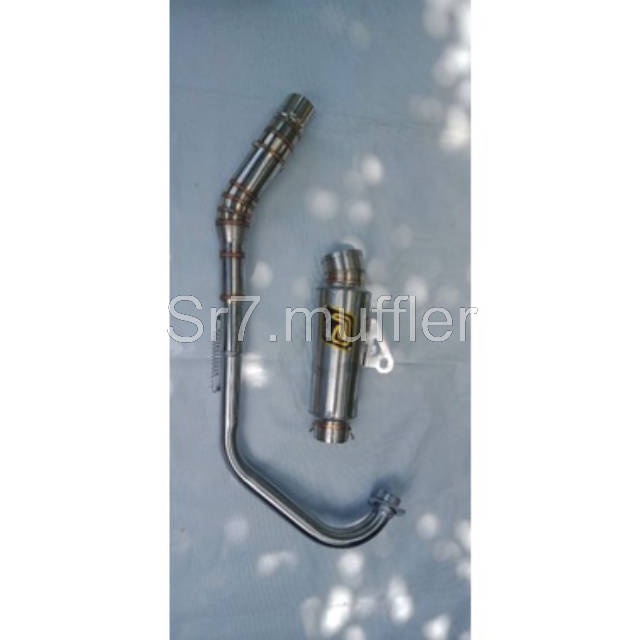 termurah terlaris knalpot racing rcb 20 cm inlet 50 mm motor satria fu injeksi sonic 150r mx king vi