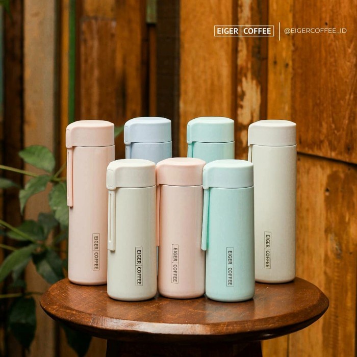 Botol EIGER1989 Lifestyle Tumbler Termos Thermos ORIGINAL - peach, L