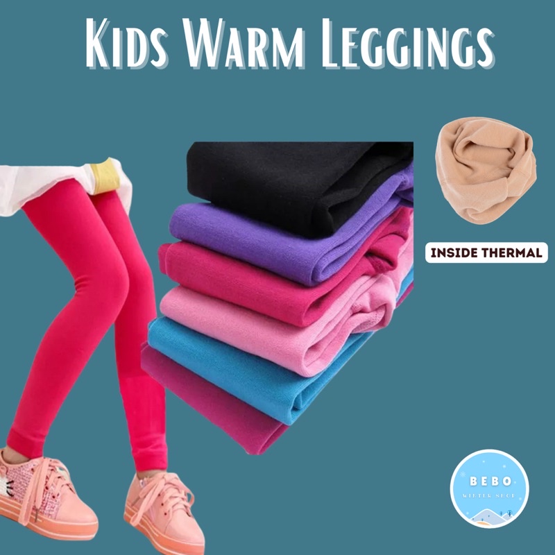 Celana Hangat musim dingin anakWinter legging thermal kids velvet