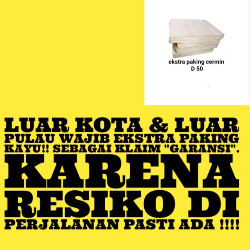 cermin gantung tali rame Cermin bulat cermin rias dinding cermin tempel dinding cermin aesthetic D30-7