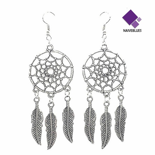 Anting Desain Dream Catcher Gaya Bohemian Untuk Wanita