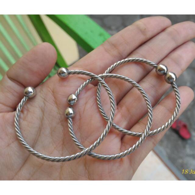 Gelang monel bayi anak ulir