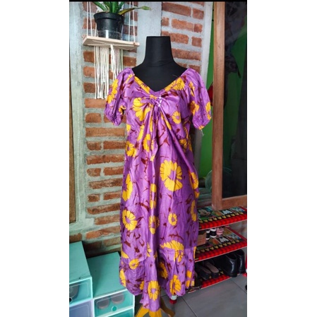 Daster Daisy Dress serut bunga / Dress pantai murah cantik