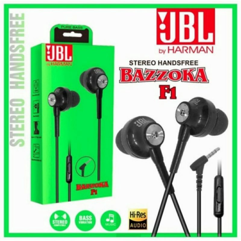 HEADSET HANDSFREE JBL BAZZOKA F1