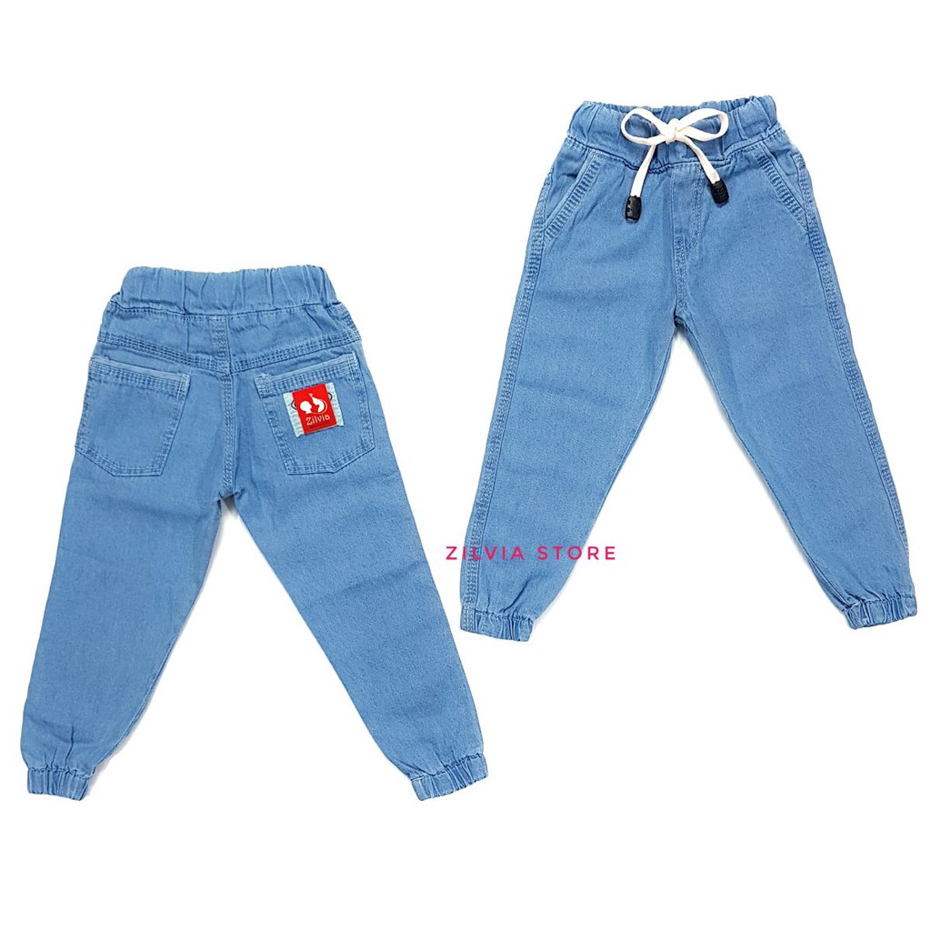 Jogger Jeans  1  10 Tahun  Zilvia Store Celana  Anak  