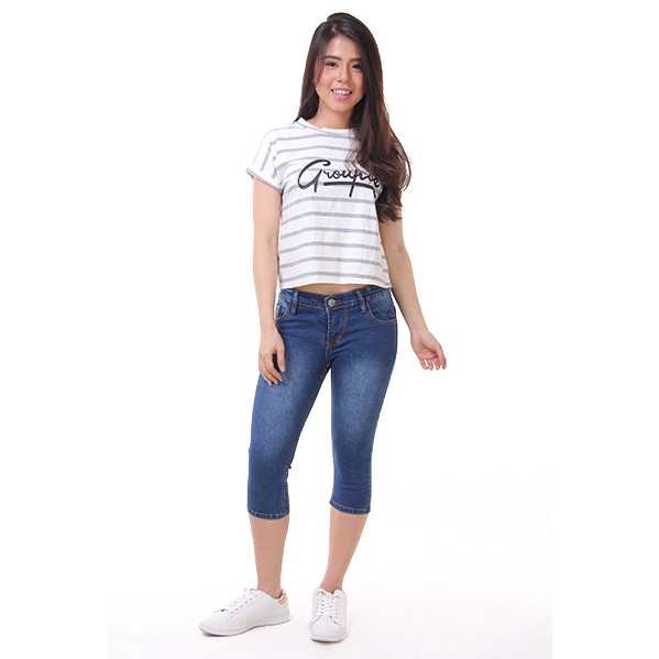 Celana Pendek Wanita JSK 7704 Jeans 7/8