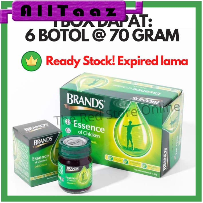 

BRANDS Saripati Ayam 70 gram x 6 botol / BRANDS Chicken Essence