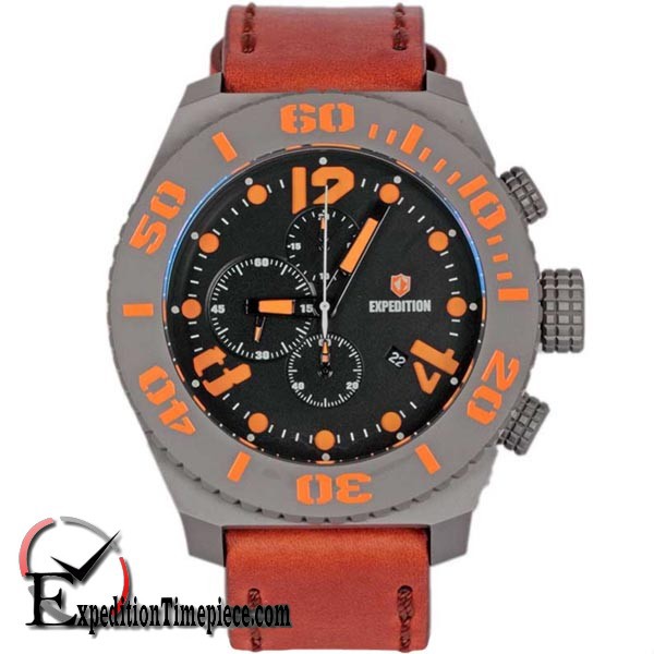 Jam Tangan Expedition E 6393 MC Grey Orange