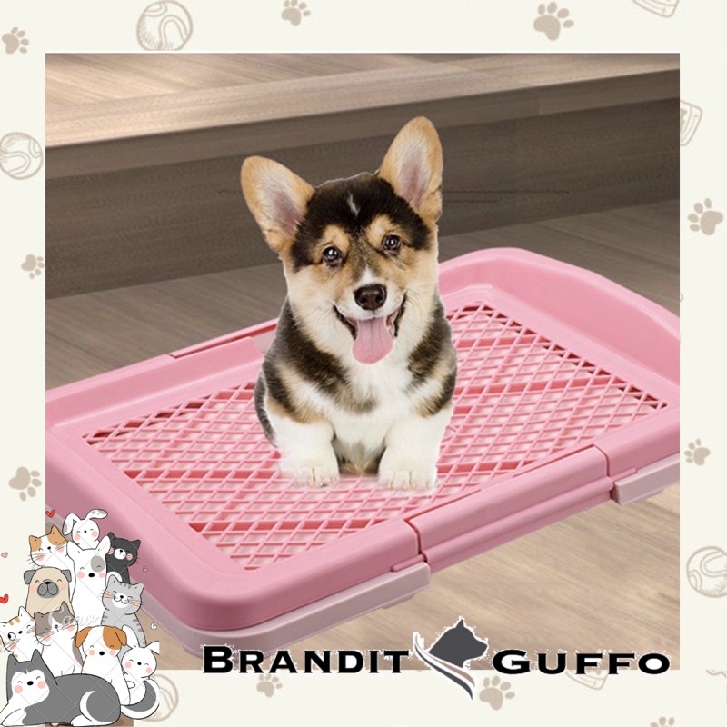 pet toilet tray anjing kucing training pad tempat pipis pup poop pee